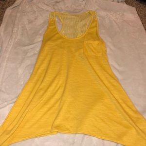 Yellow long tank